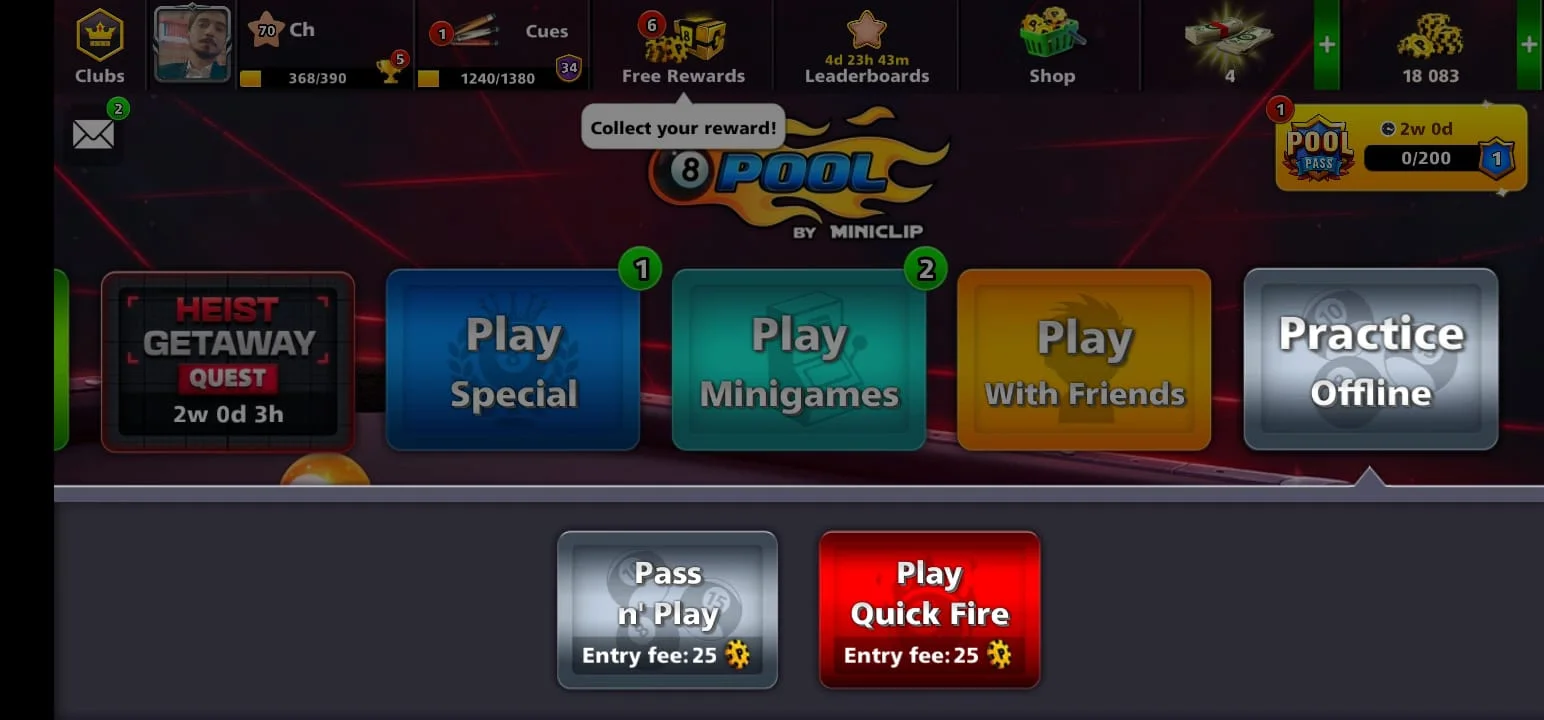 8 ball pool mod apk practice mode